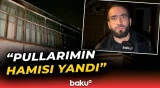 "Gördüm ki, ikinci mərtəbə yanır" | Şamaxıda yaşayış evində güclü yanğın