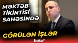 Emin Əmrullayev Qarabağdakı təhsil müəssisələrindən danışdı