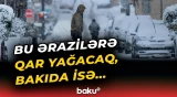 Dövlət Xidmətindən hava ilə bağlı əhaliyə vacib xəbərdarlıq