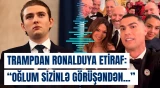 Trampın Ronalduya dedikləri tədbirə damğa vurdu | Ağ Evdəki görüşdə nələr yaşandı?