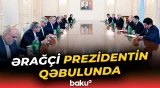 İlham Əliyev İranın xarici işlər nazirinin rəhbərlik etdiyi nümayəndə heyətini qəbul etdi - Baku TV