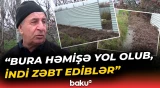 "Deyirlər ki, bura mənimdir, bəs yol?!" - Sakinləri boğaza yığan məsələ - Yol zəbt olunub? - Baku TV