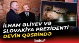 Azərbaycan və Slovakiya prezidentləri Devin qəsrində olublar - Baku TV
