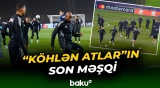"Qarabağ" "Ayaks"la oyun öncəsi son məşqinə çıxıb - Baku TV