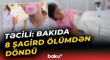 14 saylı məktəbdə dəhşətli hadisə | 10-a yaxın şagird nədən zəhərləndi? - Baku TV