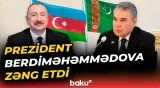 İlham Əliyev və Qurbanqulu Berdiməhəmmədov arasında vacib telefon danışığı - Baku TV