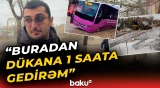 “Maşınlar, avtobuslar bu yolda batır” | Sumqayıtda sakinlər çıxılmaz durumda
