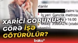 Şəkilə baxıb 3500 manat maaş təyin edilir? | "Həm üz, həm də bədən düşməlidir" - Baku TV