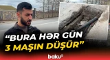 Sürücüləri təhlükəyə salan çuxurlar | Problem nə vaxt həllini tapacaq? - Baku TV