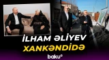 Prezident Xankəndinin Kərkicahan qəsəbəsində olub - Baku TV