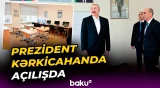 Kərkicahanda 1 nömrəli tam orta məktəbin əsaslı təmirdən sonra açılışı - Baku TV