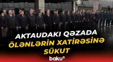 AZAL təyyarəsinin qəzasında ölənlərin xatirəsi 1 dəqiqəlik sükutla yad edildi - Baku TV