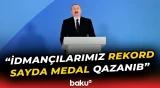 Prezident idmanın inkişafı üçün görülən işlərdən danışdı - Baku TV