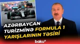 Formula 1 yarışından sonra ölkəmizdə turistlərin sayı artıb | İlham Əliyev - Baku TV