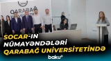 SOCAR-da işə qəbul prosesləri barədə məlumat | Universitet tələbələri ilə fikir mübadiləsi - Baku TV