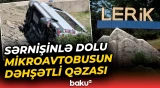 Bakıdan qayıdan rayon sakinləri mikroavtobusla ağır qəzaya düşdülər - Baku TV