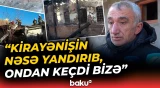 Gəncədə bir-birinə bitişik üç fərdi yaşayış evində yanğın baş verib - Baku TV