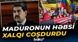 Venesuelalılar Maduronun saxlanılmasını qeyd edirlər - Baku TV