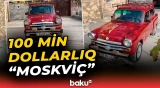 Salyanda 67 yaşlı "Moskviç" insanların marağına səbəb oldu - Baku TV