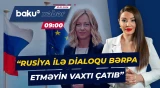 İtaliyanın Baş nazirindən açıqlama | "Hərəkətə keçməliyik" - Baku TV CANLI