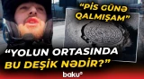 "Bu yolun yiyəsi haradadır?" - Küçədə dəhşətə gətirən mənzərə: "Vurub öldürəcəklər" - Baku TV
