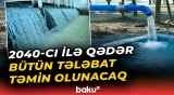 Su təminatının gücləndirilməsi üçün 5 istiqamətdən əlavə suyun gətirilməsi nəzərdə tutulub - Baku TV