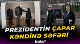 İlham Əliyev Ağdərə rayonunun Çapar kəndində görülmüş işlərlə tanış olub - Baku TV