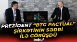 İlham Əliyevin Davosda "BTG Pactual" şirkətinin rəhbərliyi ilə görüşü baş tutdu - Baku TV