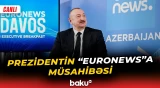 Prezident İlham Əliyev "Euronews" televiziyasına müsahibə verdi - Baku TV CANLI