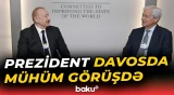 İlham Əliyev Davosda "J.P. Morgan" şirkətinin sədri və baş icraçı direktoru ilə görüşdü - Baku TV