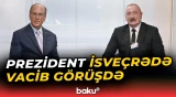 Prezident Davosda "BlackRock" və "Global Infrastructure Partners"in rəsmiləri ilə görüşüb - Baku TV