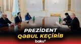 İlham Əliyev “Zayed İnsan Qardaşlığı Mükafatı” üzrə nümayəndə heyətini qəbul edib - Baku TV