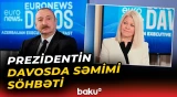 Prezidentin iştirak etdiyi tədbirdə səmimi anlar yaşandı | Davos - Baku TV