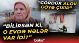 “Çığıra-çığıra qaçdıq, başıma daş düşdü” | 4 otaqlı ev yanaraq külə döndü - Baku TV