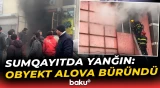 FHN baş verən yanğına müdaxilə etdi | Hadisə yerindən anbaan görüntülər - Baku TV