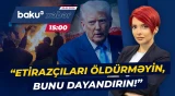 Trampdan İrana daha bir sərt xəbərdarlıq - Baku TV CANLI