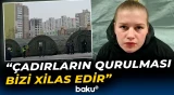 İstilikdən məhrum olan Kiyev sakinləri çadırlara köçür - Baku TV