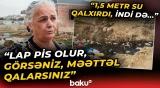 "15 evin kanalizasiyası buraya axır" | Çirkab suda "üzən" evlərdə dəhşətli vəziyyət - Baku TV