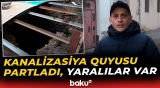 Gəncədə bədbəxt hadisə | 3 nəfər usta xəstəxanalıq oldu - Baku TV