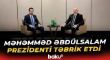 İlham Əliyevin Əbu-Dabidə Müsəlman Ağsaqqalları Şurasının baş katibi ilə görüşü oldu - Baku TV
