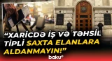 DİN xaricdə iş və təhsil adı altında saxta elanlarla bağlı vətəndaşlara müraciət edib - Baku TV