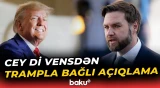 ABŞ-nin Vitse-prezidentindən səmimi açıqlama | “Çox şadam ki...” - Baku TV