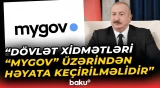 Vətəndaşa lazım olan bütün xidmətlər bir ünvandan göstərilməlidir | İlham Əliyev - Baku TV