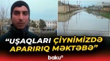 Neftçalada güclü yağışlar sakinlər üçün çətinliklər yaratdı - Baku TV