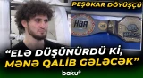 Peşəkar döyüşçü Emil Novruzov "Baku TV"yə xüsusi müsahibə verdi - Baku TV