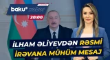 Prezident panel müzakirədə Ermənistanla sülh sazişinin imzalanmasından danışıb - Baku TV CANLI