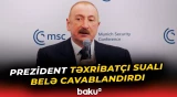 İlham Əliyevdən Ermənistan təmsilçisinin təxribatçı sualına cavab - Baku TV