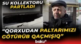 Bakıda su kollektoru partladı, evin altı çökdü | Sakinlər təşviş içində - Baku TV