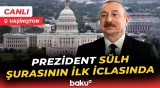 Dünyanın diqqəti ABŞ-də: İlham Əliyev Sülh Şurasının ilk iclasında iştirak edir - Baku TV CANLI