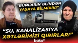 Sakinlərin gününü qara edən hadisənin səbəbi nədir? - Asfalt dağılır, hər yeri su basır! - Baku TV